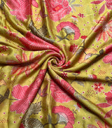 Satin georgette