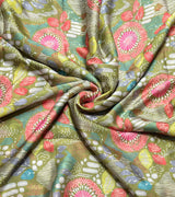 Satin georgette