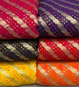 Pure georgette bandhni jaccord