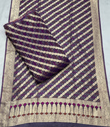 Pure georgette bandhni jaccord