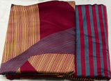 Pure handloom modal satin raw silk