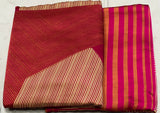 Pure handloom modal satin raw silk