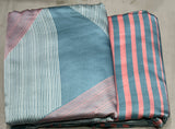 Pure handloom modal satin raw silk
