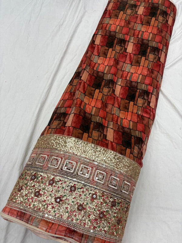 velvet digital print