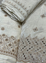 mirror cutdana embroidery