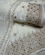 mirror cutdana embroidery