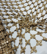 Superhit cutwork  Mirror embroidery