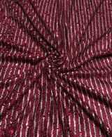 velvet furr embroidery