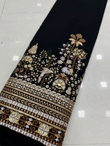Georgette embroidery