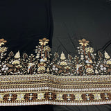 Georgette embroidery