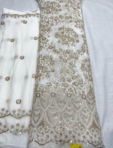 Heavy cutdana handwork embroidery