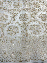 Heavy cutdana handwork embroidery
