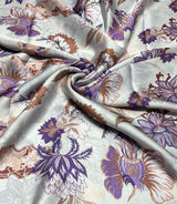 Satin georgette