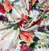 Satin georgette