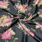 Satin georgette