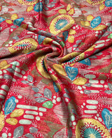 Satin georgette