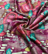 Satin georgette