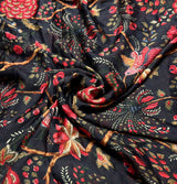 Satin georgette