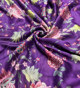 Satin georgette