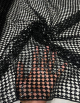 Zero sequence zari cutwork