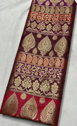 Pure banarsi patta brocade