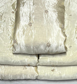 Tissue handwork cutdana embroidery