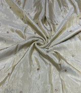 Tissue handwork cutdana embroidery