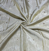 Tissue handwork cutdana embroidery