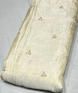 Tissue handwork cutdana embroidery