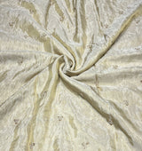 Tissue handwork cutdana embroidery
