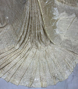 tissue embroidery lehnga