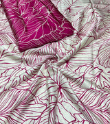 Pure handloom modal satin raw silk