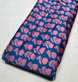 Pure handloom modal satin raw silk