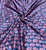 Pure handloom modal satin raw silk