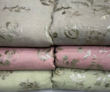 Linen embroidery foil jaal