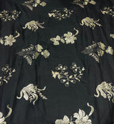 Linen foil embroidery
