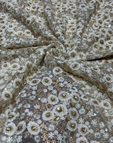 heavy net embroidery