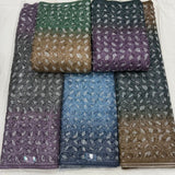 Glitter sequence cutwork