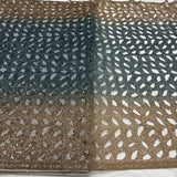 Glitter sequence cutwork