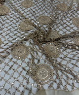 Net mirror cutwork