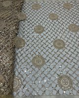 Net mirror cutwork