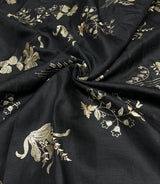 Linen foil embroidery