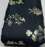 Linen foil embroidery
