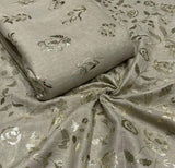 linen foil jaal embroidery