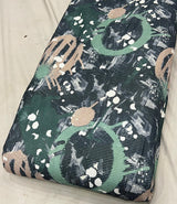 Velvet cord Digital print