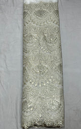 Net embroidery