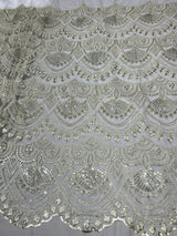 Net embroidery