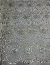 Net embroidery