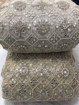 Heavy net cutdana handwork