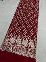 Georgette embroidery